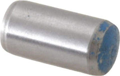 Metric Blue - 10mm Diam x 20mm Pin Length Alloy Steel Pull Out Dowel Pin - 1 Beveled & 1 Threaded End - Best Tool & Supply