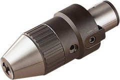 Seco - 2.49 to 15.98mm Capacity, Integral Shank Drill Chuck - Keyed, Modular Connection, 55.98mm Sleeve Diam - Exact Industrial Supply