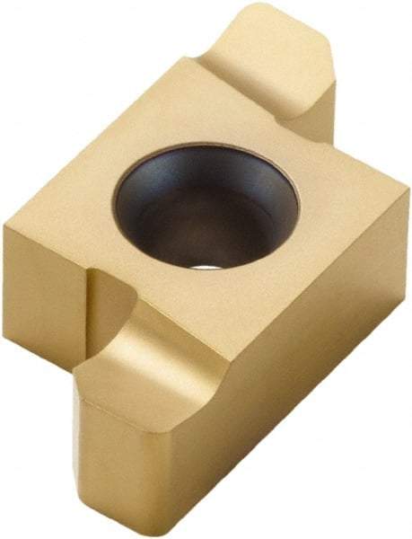 Seco - 101010ER Grade CP500, 2mm Cutting Width Carbide Grooving Insert - Right Hand, 0.5mm Corner Radius, TiAlN/TiN Finish - Best Tool & Supply