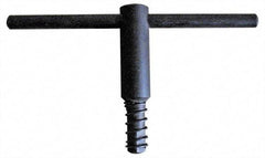 Gibraltar - 10" Chuck Diam Compatibility, Lathe Chuck Key - Compatible with 3-Jaw Chucks, Self Ejecting, 4.53" Body Length, 0.472" Actual Key Square Size - Best Tool & Supply