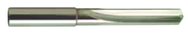 15/32 Dia. - Carbide Straight Flute 4XD Drill-120° Point-Coolant-Bright - Best Tool & Supply