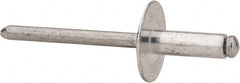 RivetKing - Size 66 Large Flange Dome Head Aluminum Open End Blind Rivet - Best Tool & Supply