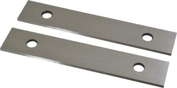 SPI - 6" Long x 1-1/8" High x 1/8" Thick, Steel Parallel - Sold as Matched Pair - Best Tool & Supply