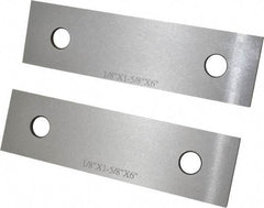 SPI - 6" Long x 1-5/8" High x 1/8" Thick, Steel Parallel - Sold as Matched Pair - Best Tool & Supply