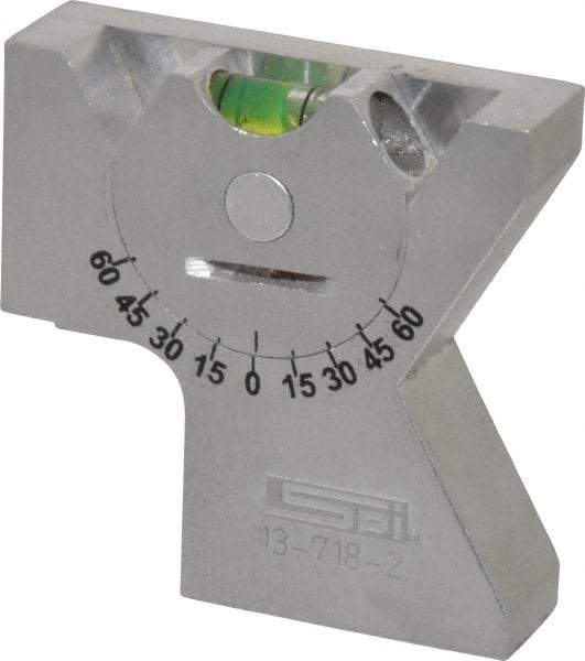 SPI - Machine Set-Up Gage Levels Minimum Adjustable Angle: 0.00 Maximum Adjustable Angle: 360.00 - Best Tool & Supply