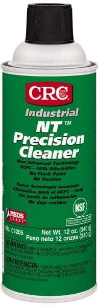 CRC - 12 Ounce Aerosol Electrical Grade Cleaner/Degreaser - 30,800 Volt Dielectric Strength, Nonflammable, Food Grade - Best Tool & Supply