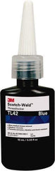 3M - 1 mL, Blue, Medium Strength Liquid Threadlocker - Series TL42, 24 hr Full Cure Time - Best Tool & Supply