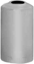 Made in USA - 100 Gallon Cylindrical Linear Polyethylene Liquid-Dispensing Tank - 64" High x 23" Diam - Best Tool & Supply