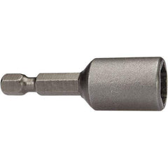 Apex - 5/16" Hex Screwdriver Bit - 1/4" Drive, 1-3/4" OAL - Best Tool & Supply