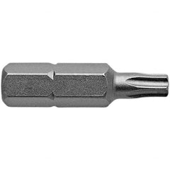 Apex - Torx Screwdriver Bits Type: Torx Bit Drive Size (Inch): 1/4 - Best Tool & Supply