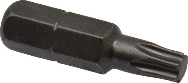 Apex - 5/16" Drive T30 Torx Screwdriver Bit - 1-1/4" OAL, Insert Bit - Best Tool & Supply