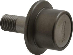 Osborn International - 1" Roller Diam x 25/32" Width, 7/16" Stud Diam x 1" Length, Flanged Concentric Stud Load Runner - Steel, 1/2" Thread Length, 7/16-20 Thread, 1-25/32" OAL, 225 Lb Dynamic Cap - Best Tool & Supply