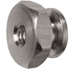 Electro Hardware - #8-32 UNC Thread, Uncoated, Grade 303 Stainless Steel Hex Thumb Nut - Best Tool & Supply