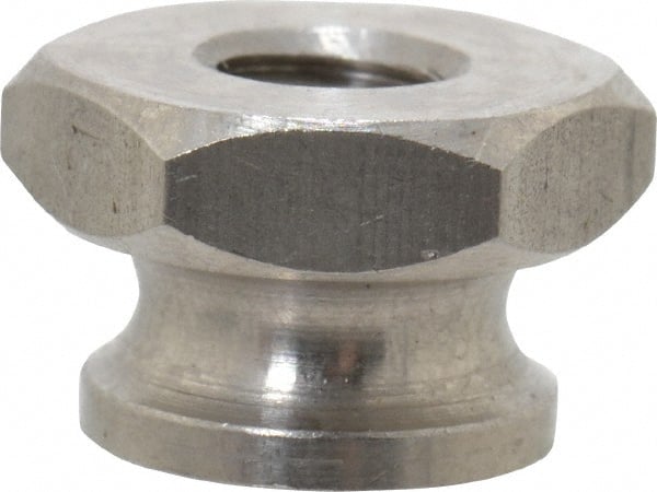 Electro Hardware - 1/4-20" UNC Thread, Uncoated, Grade 303 Stainless Steel Hex Thumb Nut - Best Tool & Supply