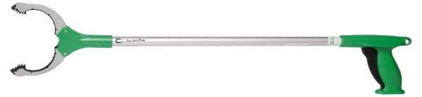 Unger - 32" Long Trash Pick Up Tool - Aluminum, Use for Bottles, Cans, Debris, Paper - Best Tool & Supply