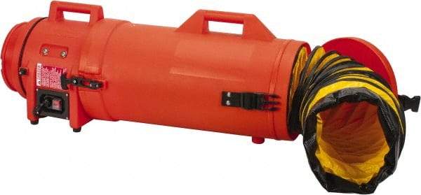 Allegro - 831 CFM, Electrical AC Axial Blower Kit - 8 Inch Inlet/Outlet, 0.33 HP, 115 Max Voltage Rating - Best Tool & Supply