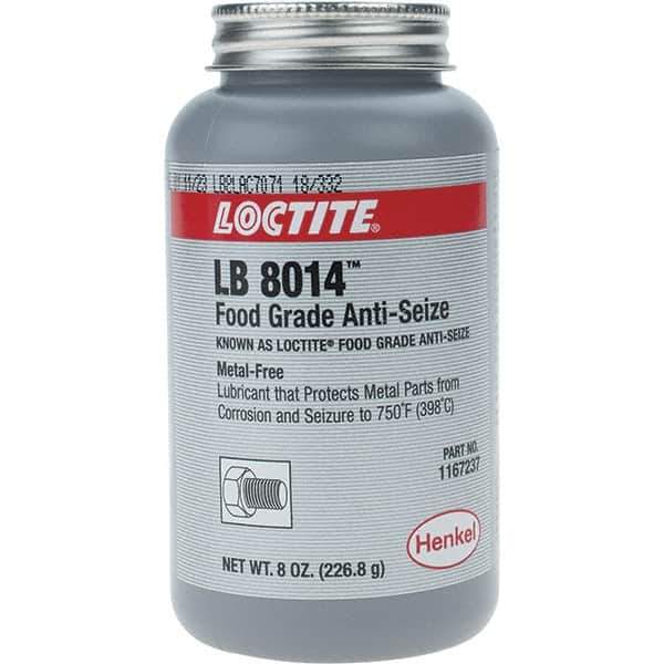 Loctite - 8 oz Brush Top General Purpose Anti-Seize Lubricant - Metal Free, 750°F - Best Tool & Supply