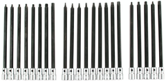 22 Piece - 3/32" - 1/4"; Hex Metric 2.5 - 6.0mm & Torx® T8 - T40 1/4" Drive - 6: OAL - Hex Inch Bit Socket Set - Best Tool & Supply