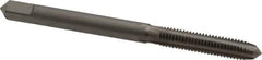 Irwin Hanson - #10-32 UNF 2B 4 Flute Bright Finish Carbon Steel Straight Flute Standard Hand Tap - Plug, Right Hand Thread, 2-3/8" OAL, 7/8" Thread Length, Oversize - Best Tool & Supply