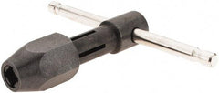 Irwin - 1/4 to 1/2" Tap Capacity, T Handle Tap Wrench - 5-1/4" Overall Length - Best Tool & Supply