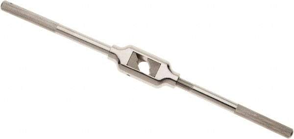 Irwin - 1/4 to 1" Tap Capacity, Straight Handle Tap Wrench - 18" Overall Length - Best Tool & Supply