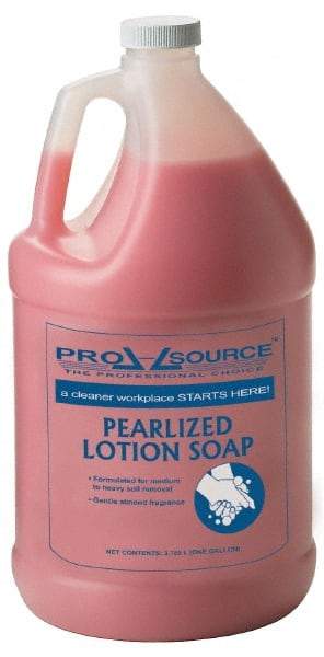 PRO-SOURCE - 1 Gal Bottle Liquid Soap - Hand Soap, Pink, Almond Scent - Best Tool & Supply