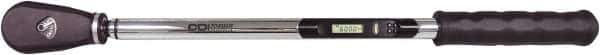 CDI - 3/4" Drive Micrometer Torque Wrench - 156 N/m to 780 N/m Torque, 49" OAL, 0.1 N/m Graduation, Pear Head - Best Tool & Supply