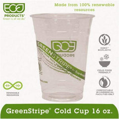 ECO PRODUCTS - Renewable & Compostable Cold Cups - 16 oz - Clear - Best Tool & Supply