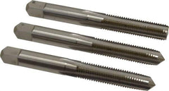 Hertel - 5/16-24 UNF, 4 Flute, Bottoming, Plug & Taper, Bright Finish, High Speed Steel Tap Set - 2-23/32" OAL, 2B/3B Class of Fit - Best Tool & Supply