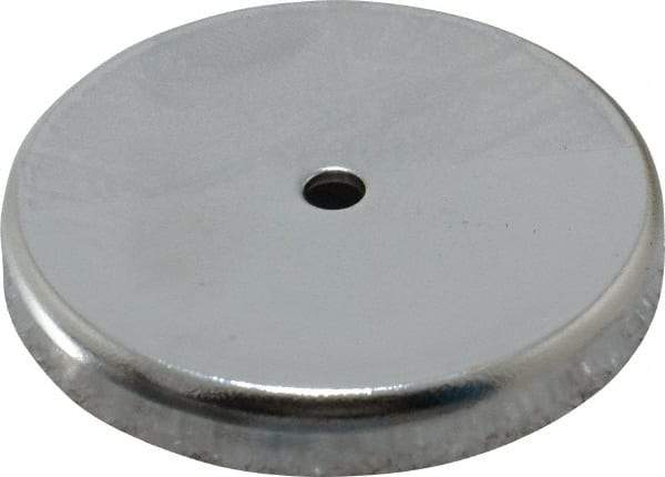 Mag-Mate - 2.03" Diam, 5/16" Cup Height, 5/16" Overall Height, 74 Lb Average Pull Force, 74 Lb Max Pull Force, Neodymium Rare Earth Cup Magnet - Through Hole Style, 3/16" Cup ID, 7/16" Magnet ID, Galvanized - Best Tool & Supply