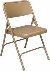 NPS - 18-1/4" Wide x 20-1/4" Deep x 29-1/2" High, Steel Standard Folding Chair - Beige - Best Tool & Supply