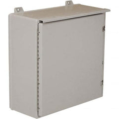 Wiegmann - NEMA 3R Fiberglass Standard Enclosure with Continuous Hinge Cover - Best Tool & Supply