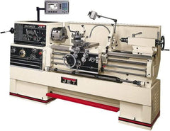 Jet - 14" Swing, 40" Between Centers, 230 Volt, Triple Phase Engine Lathe - 7MT Taper, 7-1/2 hp, 25 to 1,800 RPM, 3-1/8" Bore Diam, 40" Deep x 47" High x 97-1/2" Long - Best Tool & Supply