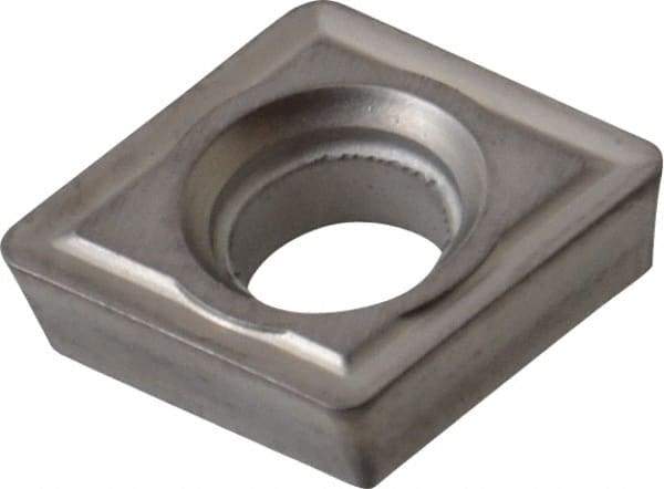 Kyocera - CPMH322 Grade TN60 Cermet Turning Insert - TiCN/NbC Finish, 80° Diamond, 3/8" Inscr Circle, 1/8" Thick, 1/32" Corner Radius - Best Tool & Supply