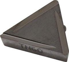 Kyocera - TPGR322 B Grade TN60 Cermet Turning Insert - TiCN/NbC Finish, 60° Triangle, 3/8" Inscr Circle, 1/8" Thick, 1/32" Corner Radius - Best Tool & Supply