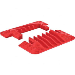 Checkers - On Floor Cable Covers Cover Material: Polyurethane Number of Channels: 5 - Best Tool & Supply