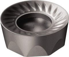 Sandvik Coromant - RCKT1304 PM Grade 1130 Carbide Milling Insert - AlTiCrN Finish, 4.76mm Thick, 12.7mm Inscribed Circle, 6.35mm Corner Radius - Best Tool & Supply