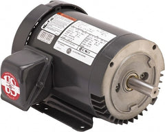 US Motors - 3 hp, TEFC Enclosure, No Thermal Protection, 1,765 RPM, 208-230/460 Volt, 60 Hz, Three Phase Premium Efficient Motor - Exact Industrial Supply