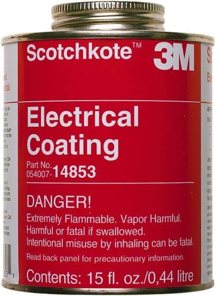 3M - 15 oz Can Brown Butyl Rubber Joint Sealant - 72°F Max Operating Temp, 12 min Tack Free Dry Time, Series 14853 - Best Tool & Supply