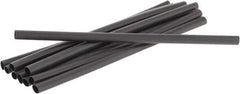 3M - 6" Long, 2:1, Polyolefin Heat Shrink Electrical Tubing - Black - Best Tool & Supply