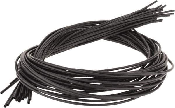 3M - 48" Long, 2:1, Polyolefin Heat Shrink Electrical Tubing - Black - Best Tool & Supply