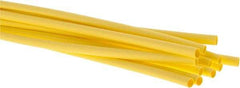 3M - 48" Long, 2:1, Polyolefin Heat Shrink Electrical Tubing - Yellow - Best Tool & Supply