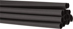 3M - 48" Long, 2:1, Polyolefin Heat Shrink Electrical Tubing - Black - Best Tool & Supply