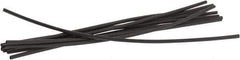 3M - 6" Long, 2:1, Polyolefin Heat Shrink Electrical Tubing - Black - Best Tool & Supply