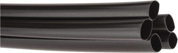 3M - 48" Long, 2.5:1, Polyolefin Heat Shrink Electrical Tubing - Black - Best Tool & Supply