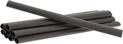 3M - 6" Long, 2:1, Polyolefin Heat Shrink Electrical Tubing - Black - Best Tool & Supply