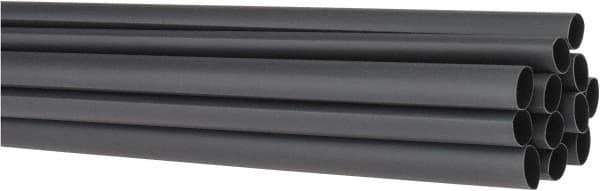 3M - 48" Long, 2:1, Polyolefin Heat Shrink Electrical Tubing - Black - Best Tool & Supply