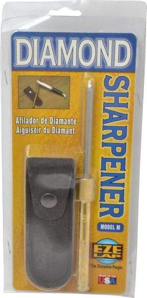 Eze Lap - Super Fine Grade Diamond Sharpener - Diamond Area 3-3/4" Long - Best Tool & Supply