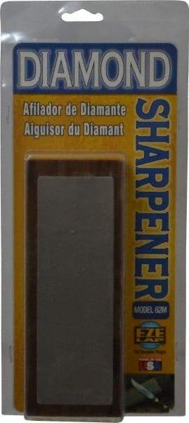 Eze Lap - 6" Long x 2" Wide Diam ond Sharpening Stone - Flat, 400 Grit, Medium Grade - Best Tool & Supply