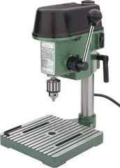 Enco - 4-5/16" Swing, Step Pulley Drill Press - 3 Speed, Single Phase - Best Tool & Supply